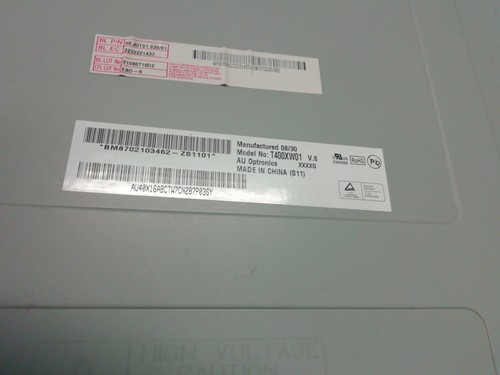 Pannello lcd t400xw01 6 - pannello, v.